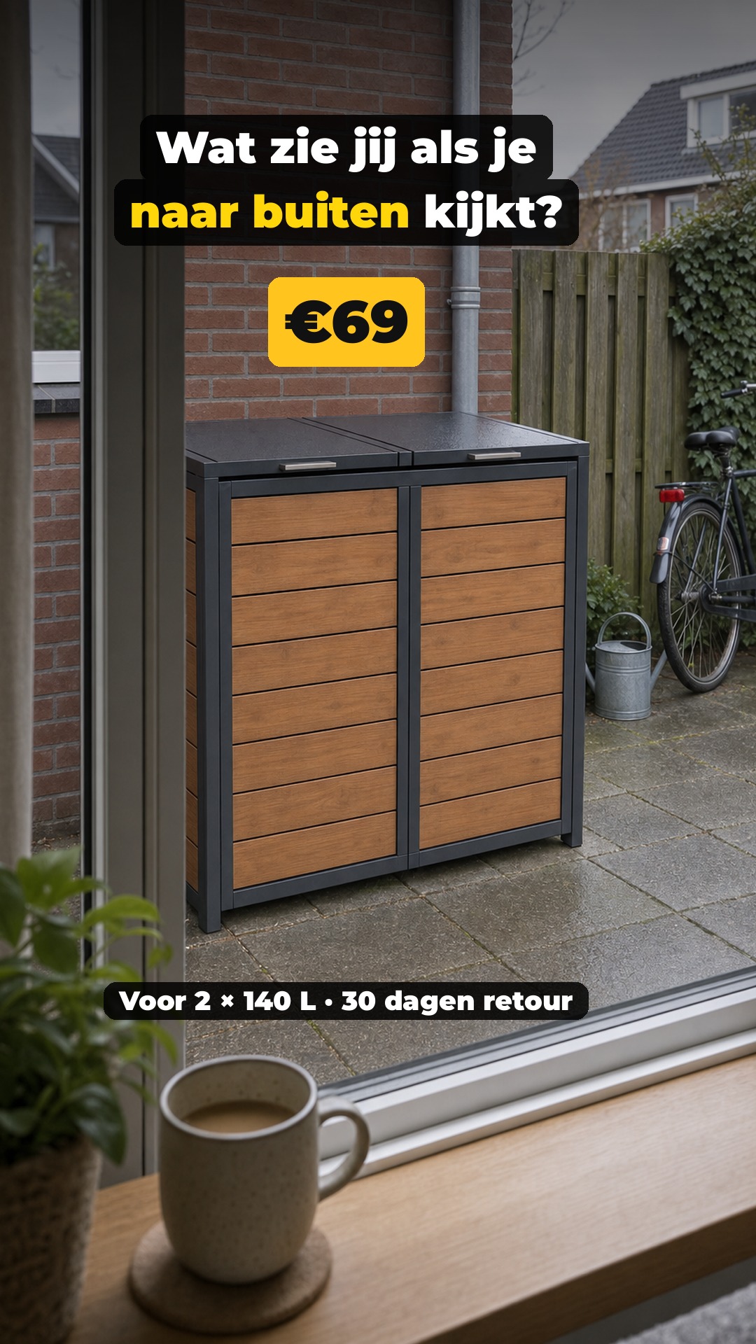 Wat zie jij als je naar buiten kijkt? · €69