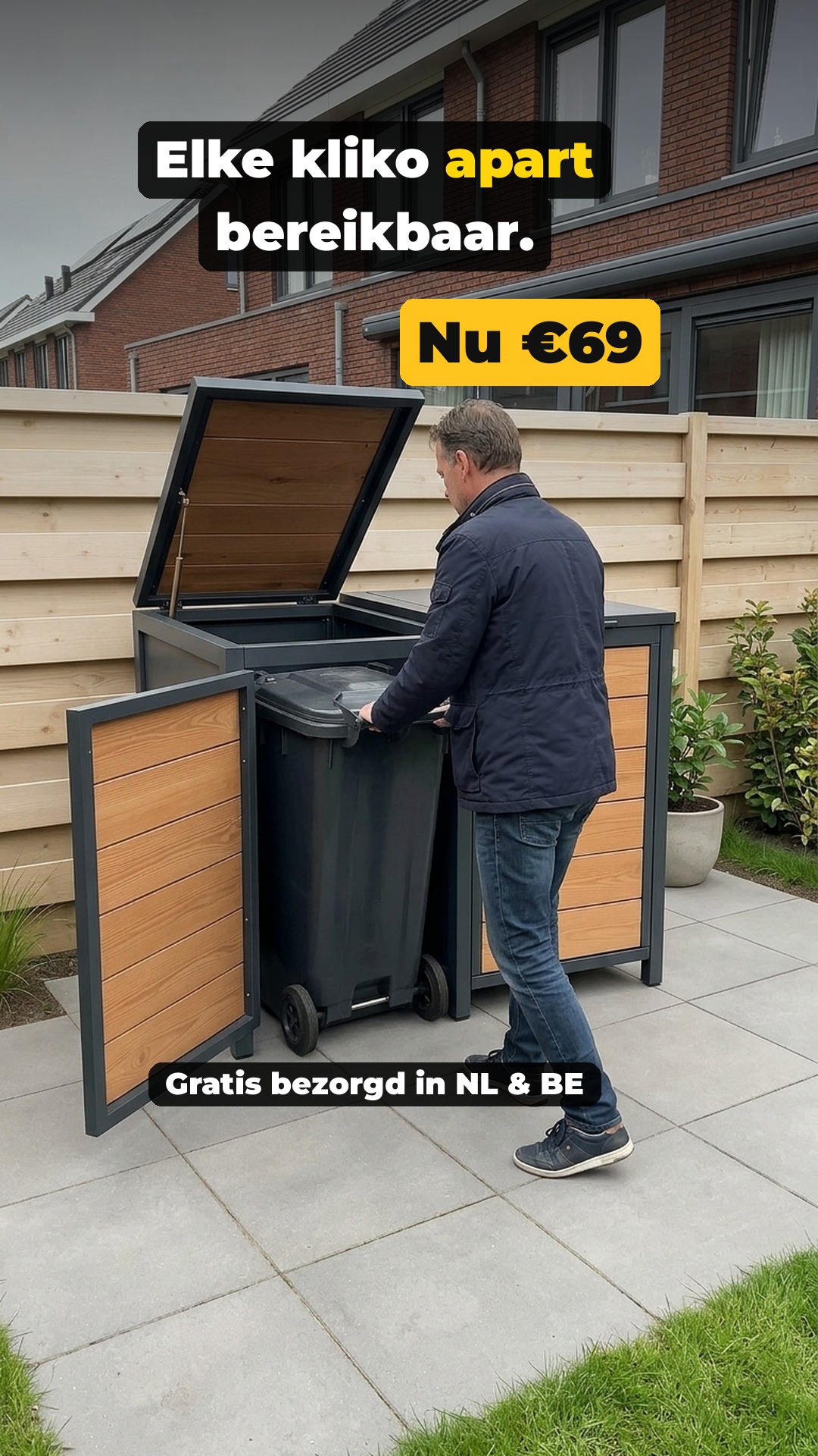 Elke kliko apart bereikbaar. · Nu €69