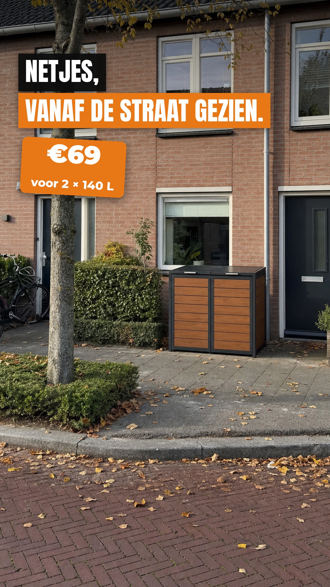 Netjes, vanaf de straat gezien. · €69